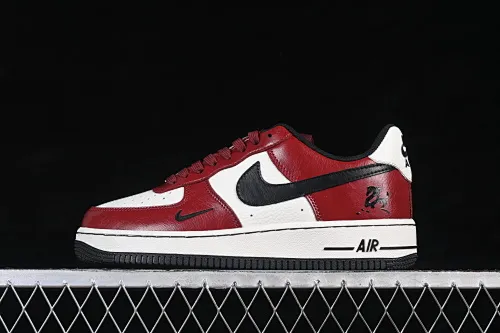 All categories Nk Air Force 1 Air Force series Nk Air Force 1 Low Air Force low top Nike Air Force 1'07 Low Year of the Horse limited edition Red milk white Air Force 1 low top casual sneakers HF3148-102